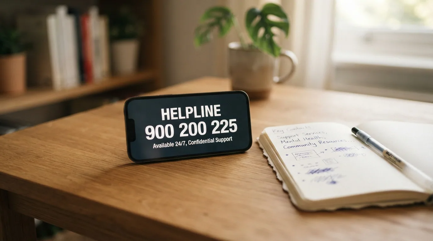 Composición con el número 900 200 225 en tipografía grande sobre fondo verde, el logotipo de FEJAR y un icono de teléfono, transmitiendo accesibilidad y gratuidad del servicio