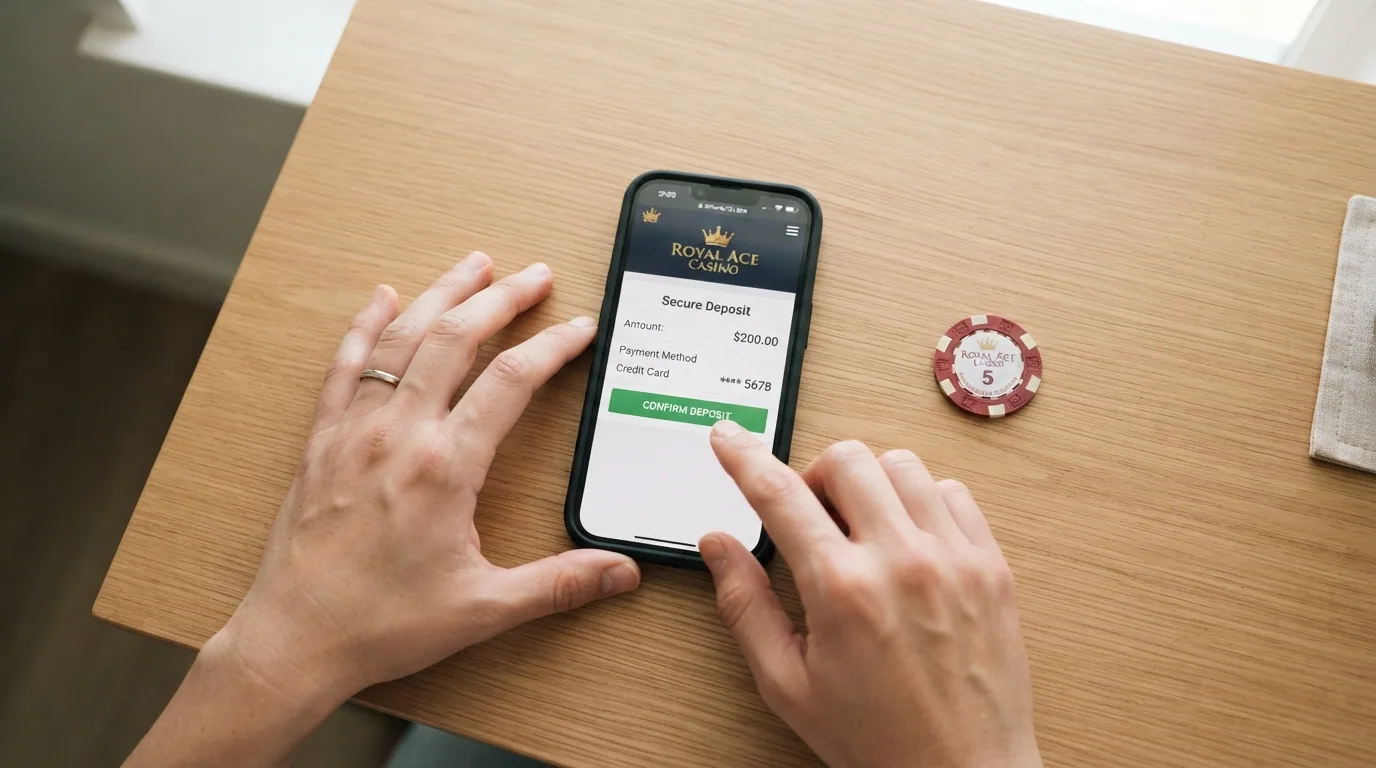 Pantalla del proceso de depósito con Klarna en un casino online: selección del método, importe y pantalla de confirmación