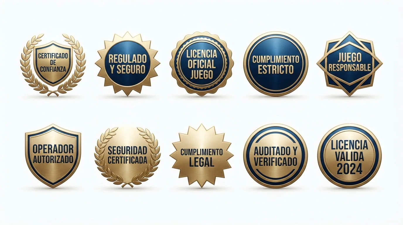 Collage con los logotipos oficiales de los diez casinos comparados, ordenados en dos filas de cinco sobre fondo blanco