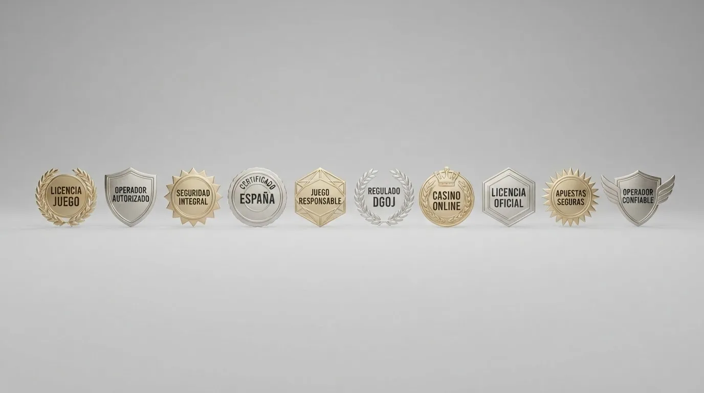 Logotipos oficiales de los diez operadores de casino online revisados, agrupados sobre un fondo neutro