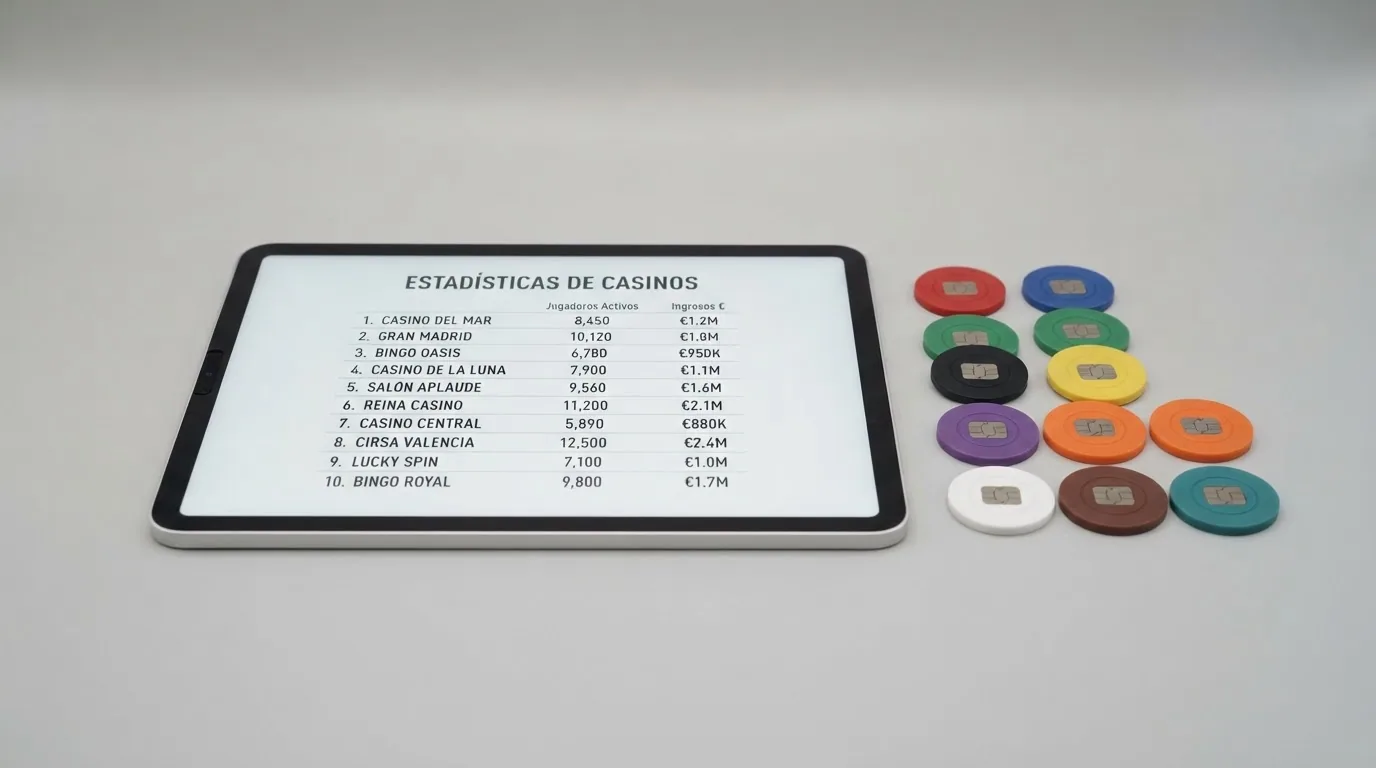 Tabla resumen con los nombres de los diez casinos analizados, sus logotipos y las columnas de velocidad de retirada y bono de bienvenida.
