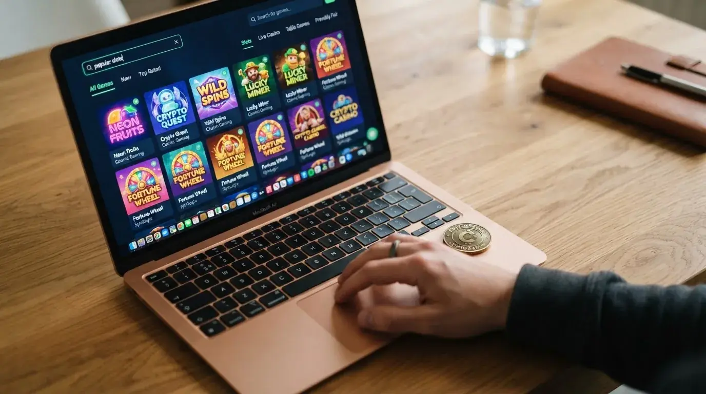 Lobby de casino online con cuadrícula de tragaperras de proveedores como Pragmatic Play, Evolution y NetEnt, con el filtro de categorías y el buscador visibles