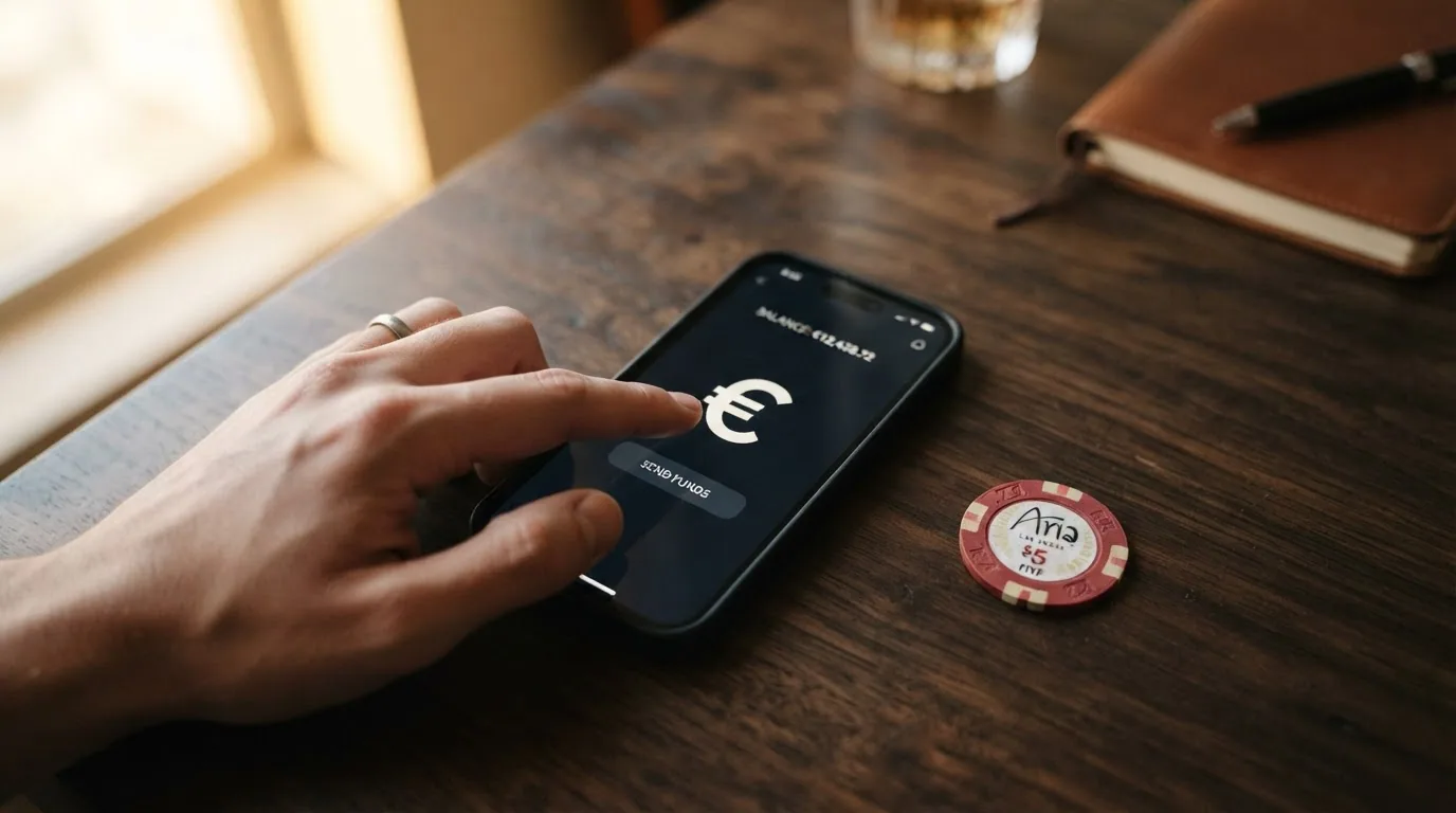 Pantalla de cajero de un casino online mostrando los métodos de pago disponibles: tarjeta, transferencia, Bizum, PayPal y Skrill